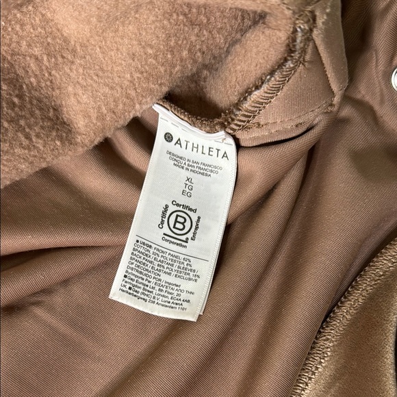 Women’s ATHLETA Retroplush Velvet Crewneck Oversized Sweatshirt Size XL - Picture 6 of 7